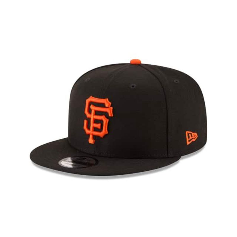 MLB San Francisco Giants Team Color Basic 9Fifty Snapback (MSC7421) - Black New Era Caps